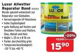 Salzburger Lagerhaus Luxor Allwetter Reparatur Band Angebot