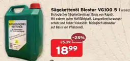 Salzburger Lagerhaus Sägekettenöl Biostar VG100 Angebot