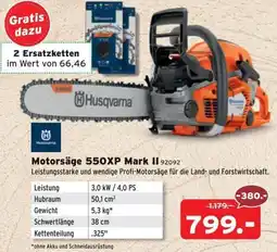 Salzburger Lagerhaus Husqvarna Motorsäge 550XP Mark II Angebot