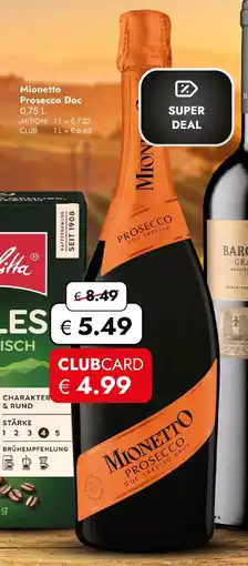 Travel FREE Mionetto Prosecco Doc Angebot