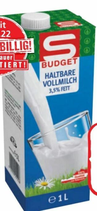 Spar Vollmilch Angebot