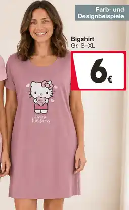 Woolworth Bigshirt Angebot