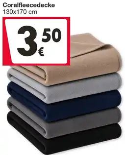 Woolworth Coralfleecedecke Angebot
