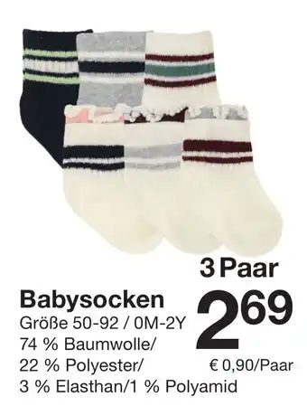 Zeeman Babysocken Angebot