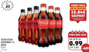 PENNY Coca-Cola Original od. Zero Angebot