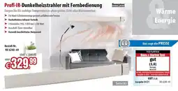 Pearl Profi-IR-Dunkelheizstrahler mit Fernbedienung Semptec Angebot