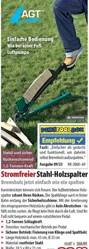 Pearl Stromfreier Stahl-Holzspalter Angebot