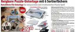 Pearl Neigbare Puzzle-Unterlage mit 6 Sortierfächern Angebot