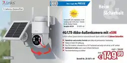 Pearl 4G/LTE-Akku-Außenkamera mit eSIM Angebot