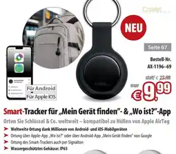 Pearl Callstel Smart-Tracker für,,Mein Gerät finden"- &,,Wo ist?"-App Angebot