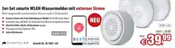 Pearl 3er-Set smarte WLAN-Wassermelder mit externer Sirene Angebot