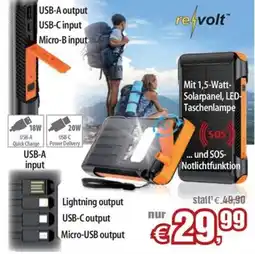 Pearl reVolt Solarladegerät Angebot