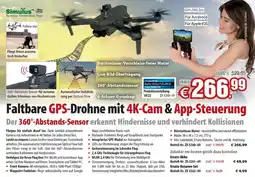 Pearl Faltbare GPS-Drohne mit 4K-Cam & App-Steuerung Angebot