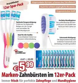 Pearl Marken-Zahnbürsten im 12er-Pack Angebot