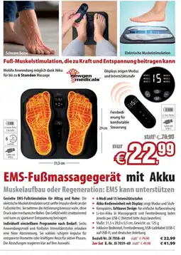 Pearl EMS-Fußmassagegerät mit Akku Angebot