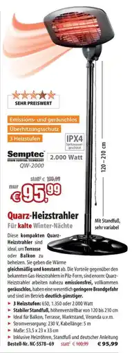 Pearl Quarz-Heizstrahler Angebot