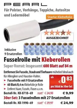 Pearl Pearl Fusselrolle mit Kleberollen Angebot