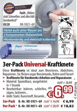 Pearl 3er-Pack Universal-Kraftknete Angebot