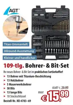 Pearl AGT 109-tlg. Bohrer- & Bit-Set Angebot