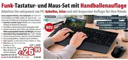 Pearl Funk-Tastatur- und Maus-Set mit Handballenauflage Angebot