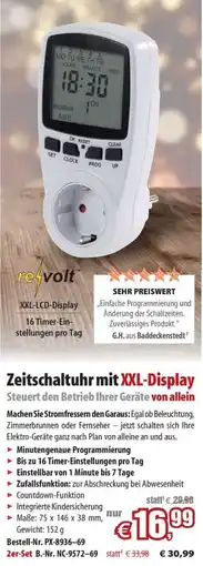 Pearl Zeitschaltuhr mit XXL-Display Angebot