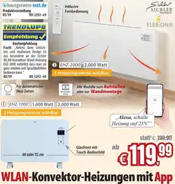 Pearl WLAN-Konvektor-Heizungen mit App Angebot