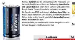 Pearl Super Alkaline Batterie Angebot