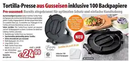 Pearl Tortilla-Presse aus Gusseisen Angebot