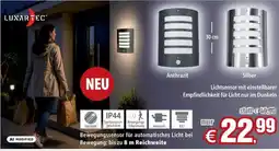 Pearl Außen-Wandlampe mit Bewegungs- und Lichtsensor Angebot