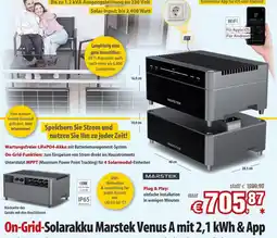 Pearl On-Grid-Solarakku Marstek Venus A mit 2,1 kWh & App Angebot