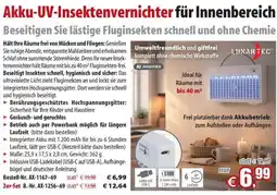 Pearl Akku-UV-Insektenvernichter für Innenbereich Angebot