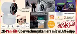 Pearl 2K-Pan-Tilt-Überwachungskamera mit WLAN & App Angebot