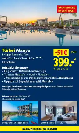 Lidl Türkei Alanya Angebot