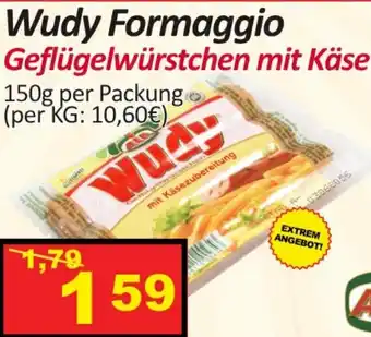 Wurstico Wudy Formaggio Geflügelwürstchen mit Käse Angebot