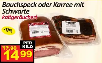 Wurstico Bauchspeck oder Karree mit Schwarte kaltgeräuchert Angebot