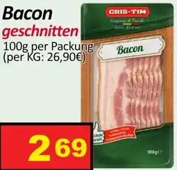 Wurstico Cris-Tim Bacon geschnitten Angebot