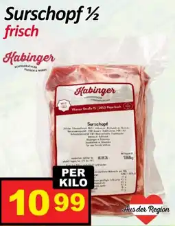 Wurstico Surschopf ½ frisch Kabinger Angebot