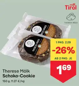 MPreis Therese Mölk Schoko-Cookie Angebot