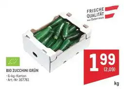 Metro BIO ZUCCHINI GRÜN Angebot