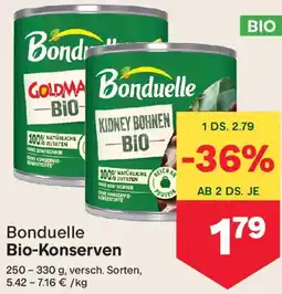 MPreis Bonduelle Bio-Konserven Angebot