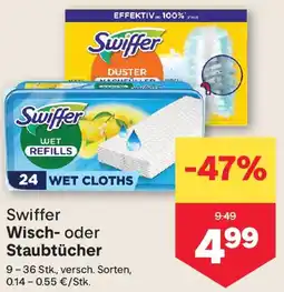 MPreis Swiffer Wisch- oder Staubtücher Angebot