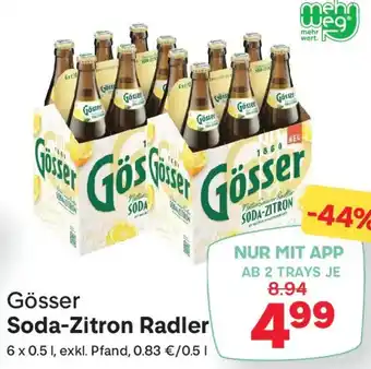 MPreis Gösser Soda-Zitron Radler Angebot