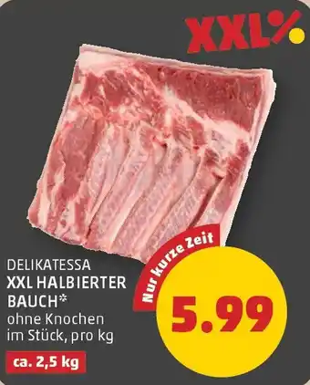 PENNY Delikatessa XXL Halbierter Bauch Angebot