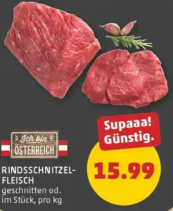 PENNY Rindsschnitzel-Fleisch Angebot