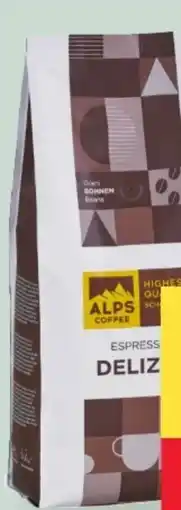 MPreis Schreyögg Alps Coffee Espresso Delizia Angebot