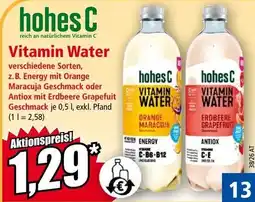 Norma Hohes C Vitamin Water Angebot