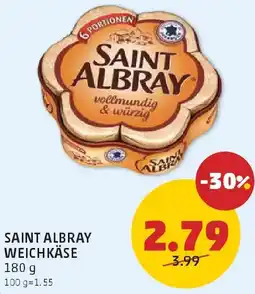 PENNY Saint Albray Weichkäse Angebot