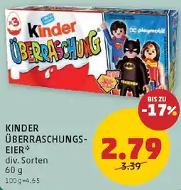 PENNY Kinder Überraschungseier Angebot