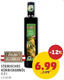 PENNY Steirisches Kürbiskernöl Angebot