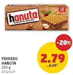 PENNY Ferrero Hanuta Angebot